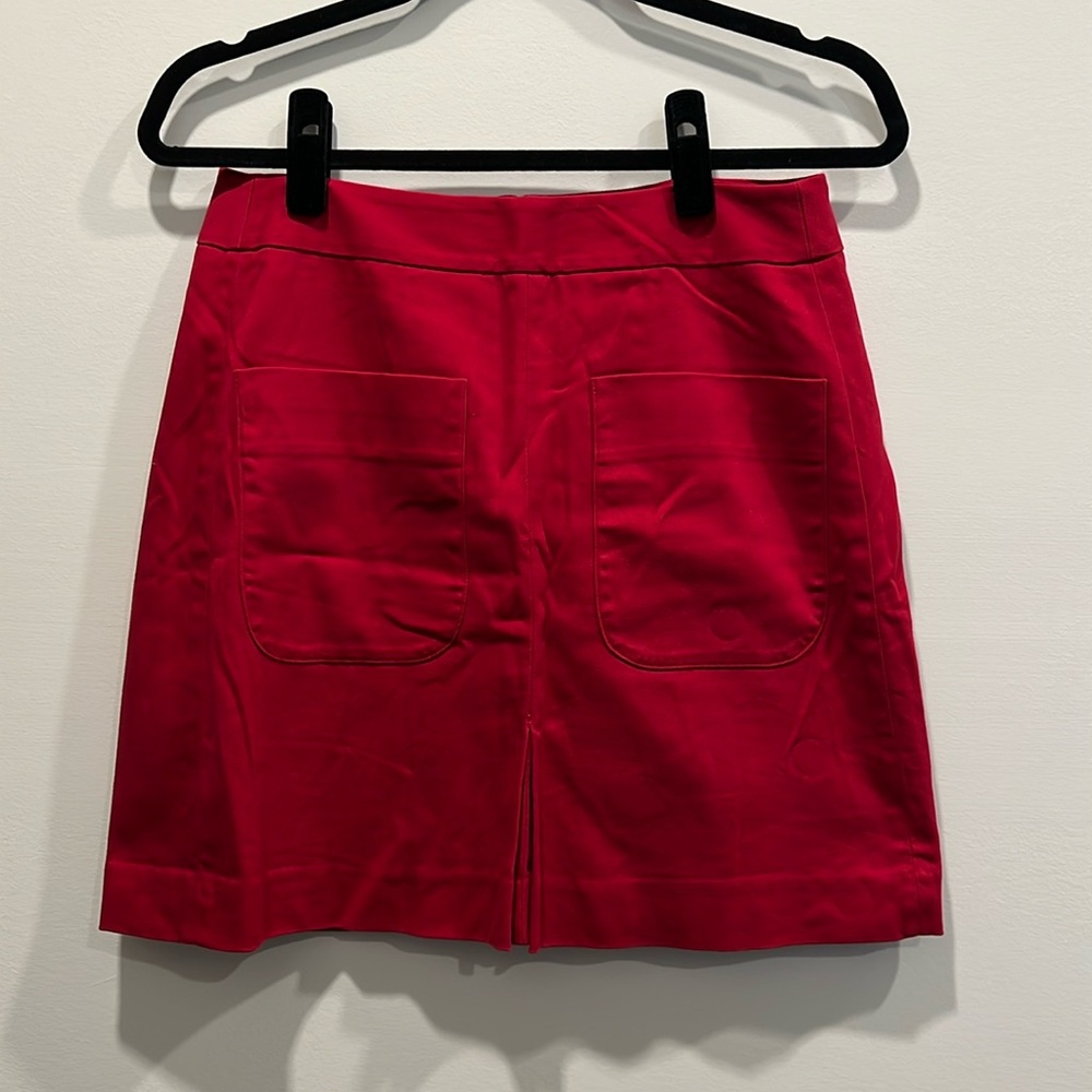 LOFT Red Skirt